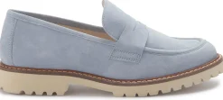 Slipper|Horsch Schuhe Loafer in Übergrößen Blau