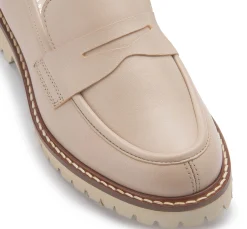 Slipper|Horsch Schuhe Loafer in Übergrößen Beige