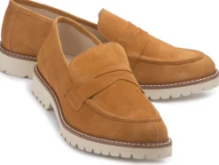 Slipper|Horsch Schuhe Loafer in Übergrößen Braun