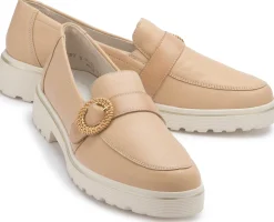 Slipper|Remonte Loafer in Übergrößen Beige