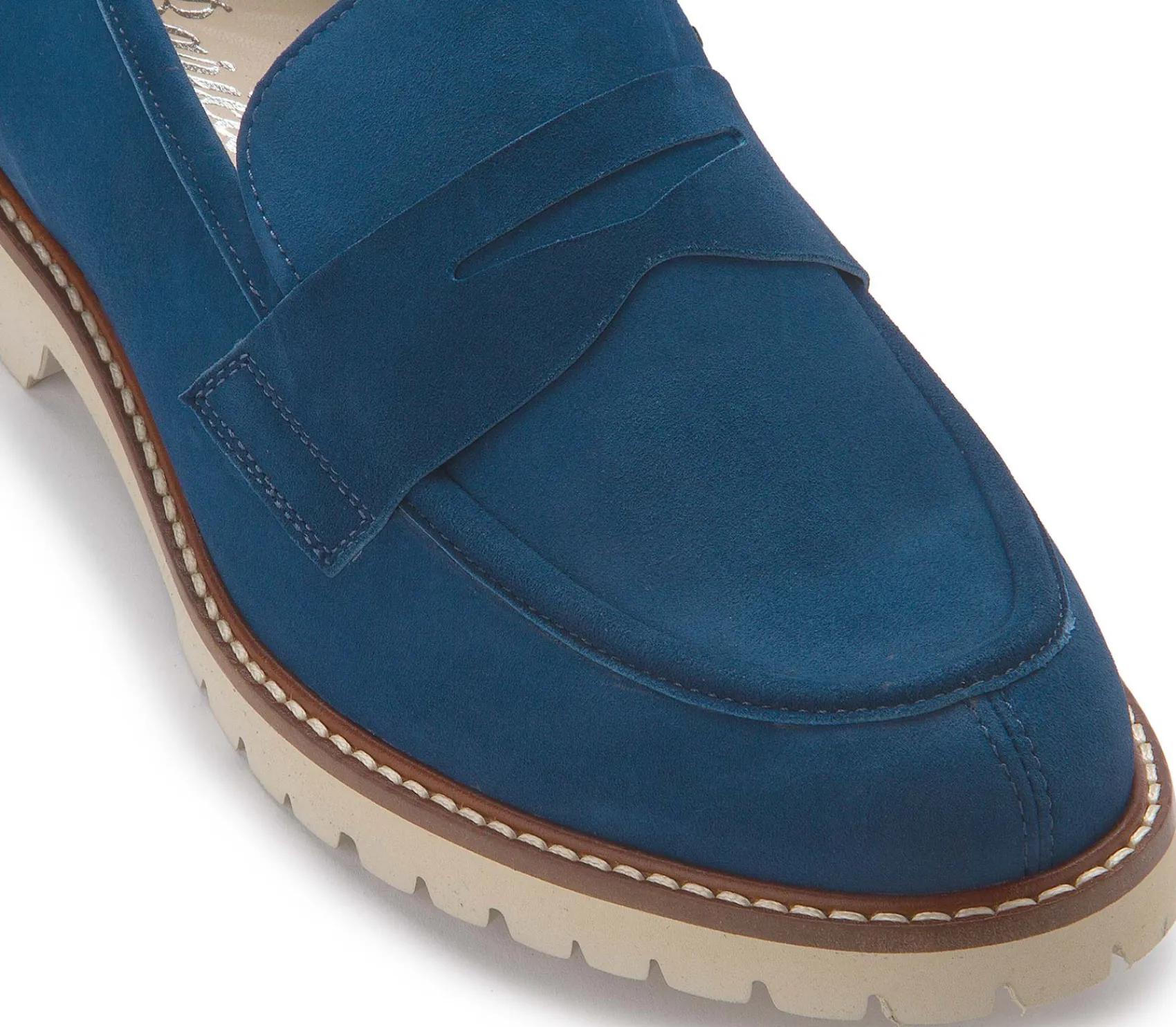Slipper|Horsch Schuhe Loafer in Übergrößen Blau