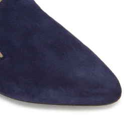 Slipper|Horsch Schuhe Loafer in Übergrößen Blau