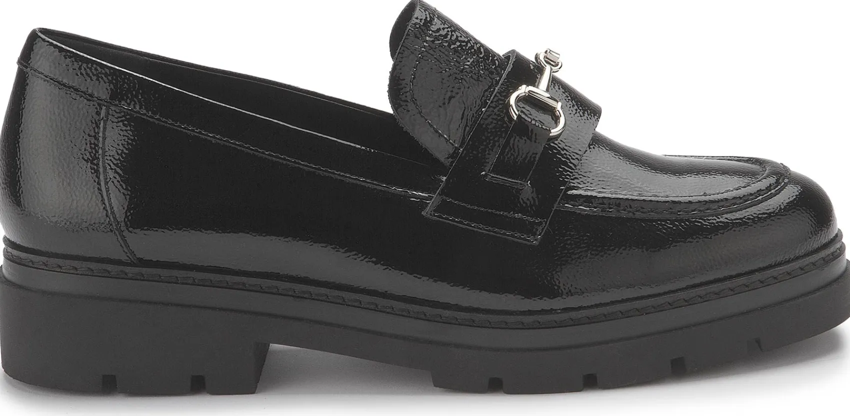 Slipper|Horsch Schuhe Loafer in Übergrößen Schwarz