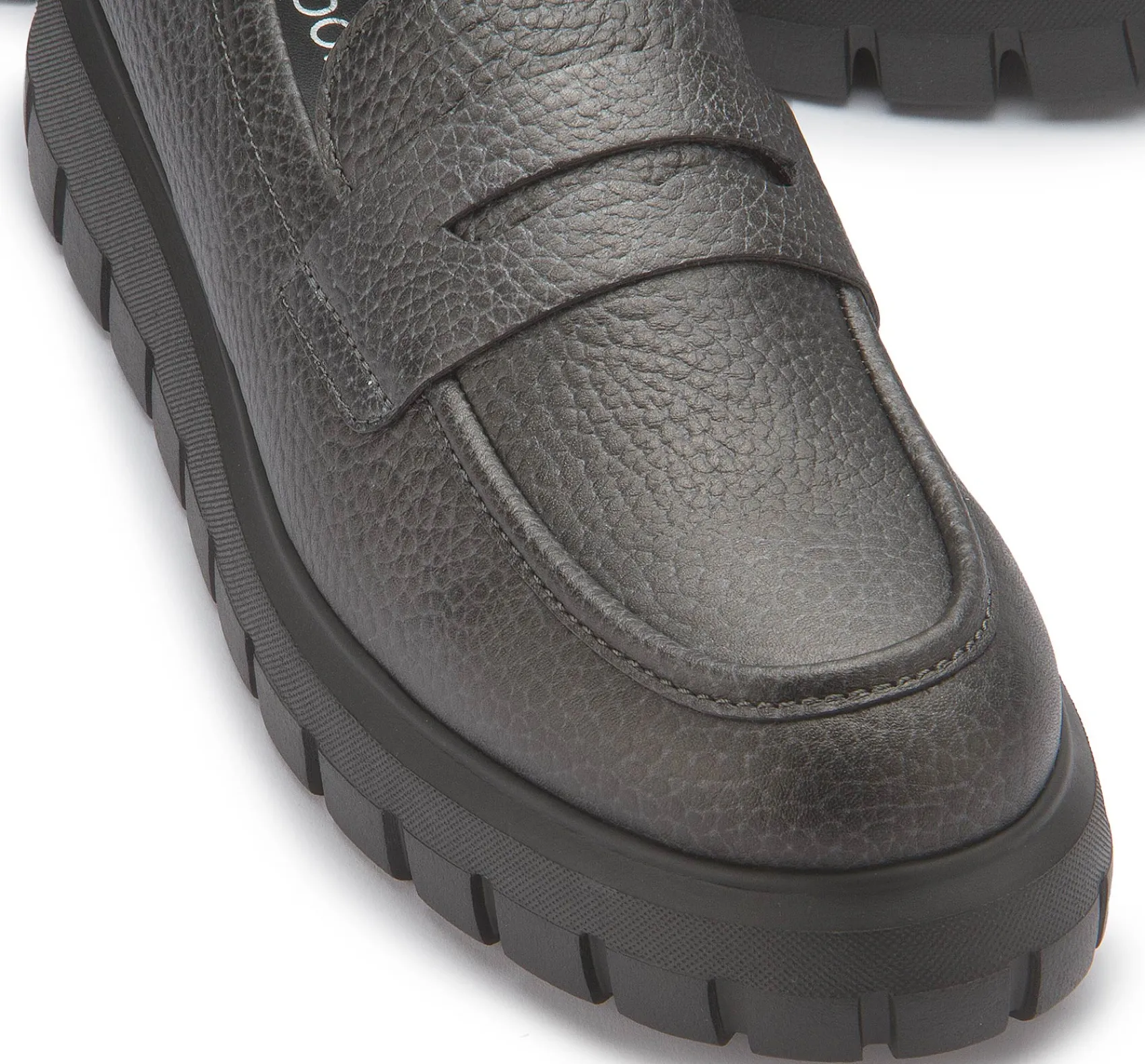 Slipper|Gabor Loafer in Übergrößen Silber
