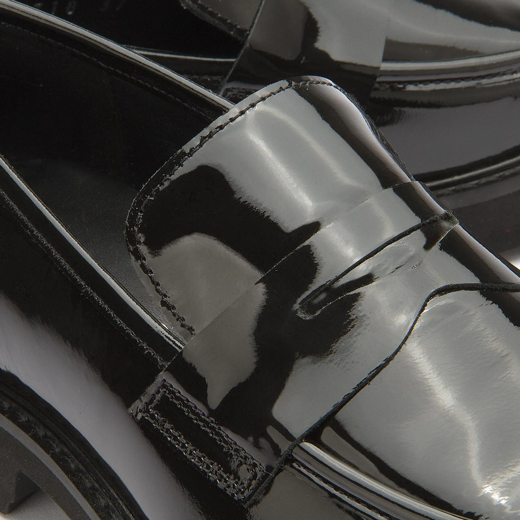 Slipper|Horsch Schuhe Loafer in Übergrößen Schwarz