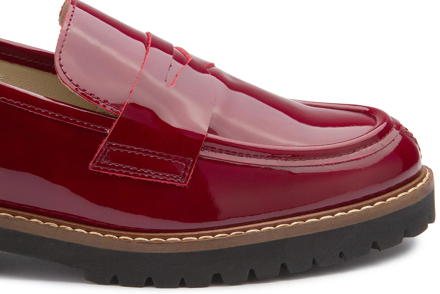 Slipper|Horsch Schuhe Loafer in Untergrößen Rot