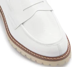 Slipper|Horsch Schuhe Loafer in Untergrößen Weiß