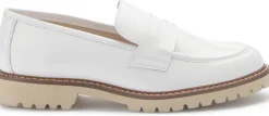 Slipper|Horsch Schuhe Loafer in Untergrößen Weiß