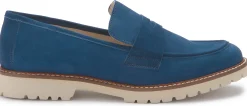 Slipper|Horsch Schuhe Loafer in Untergrößen Blau