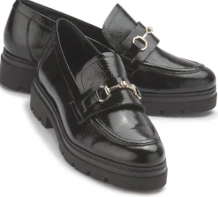 Slipper|Horsch Schuhe Loafer in Untergrößen Schwarz