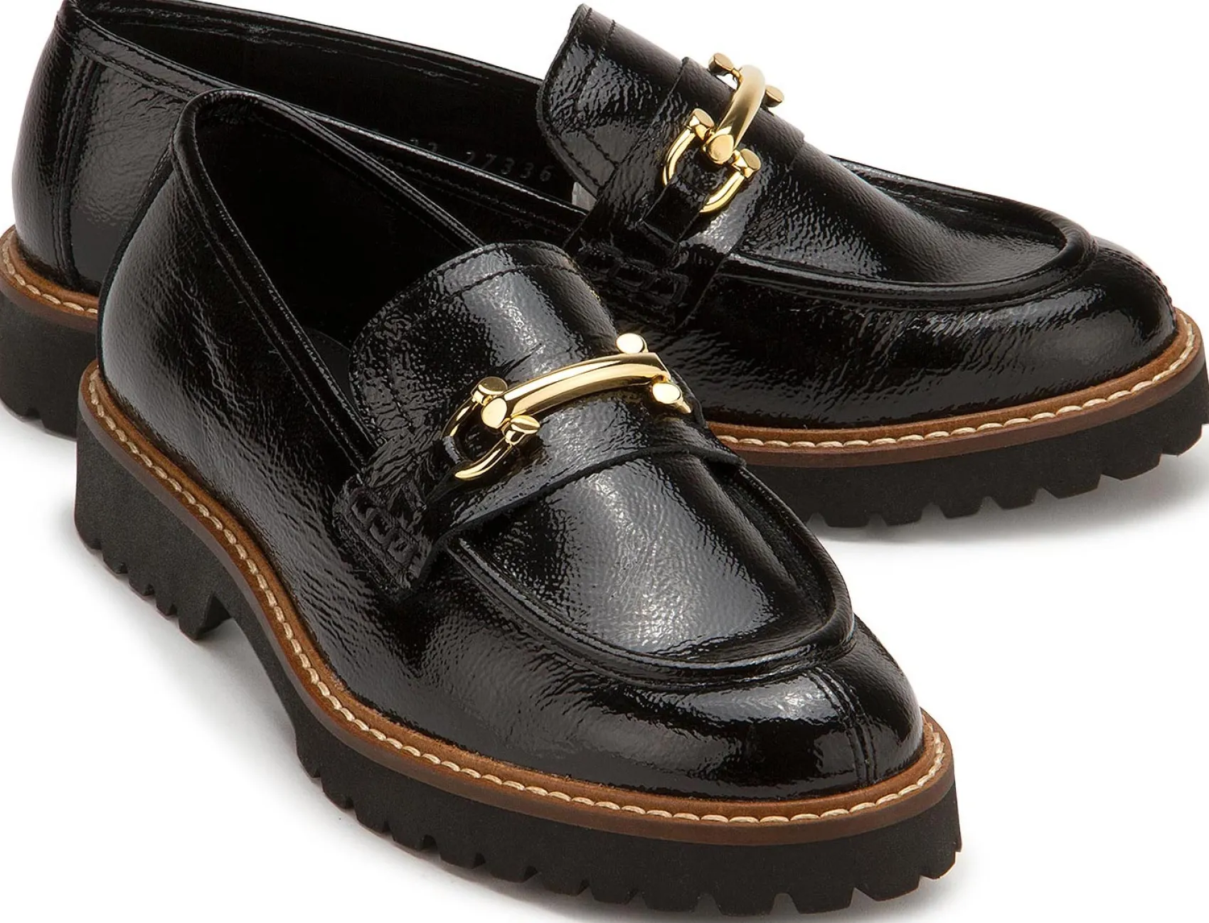 Slipper|Horsch Schuhe Loafer in Untergrößen Schwarz