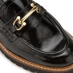 Slipper|Horsch Schuhe Loafer in Untergrößen Schwarz