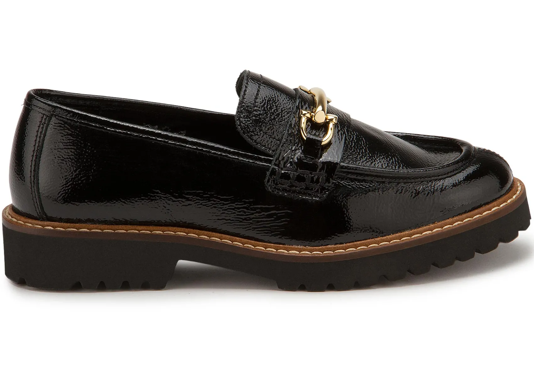 Slipper|Horsch Schuhe Loafer in Untergrößen Schwarz