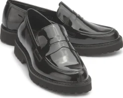 Slipper|Horsch Schuhe Loafer in Untergrößen Schwarz