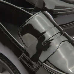 Slipper|Horsch Schuhe Loafer in Untergrößen Schwarz