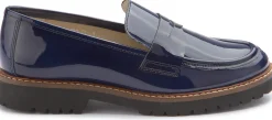 Slipper|Horsch Schuhe Loafer in Untergrößen Blau