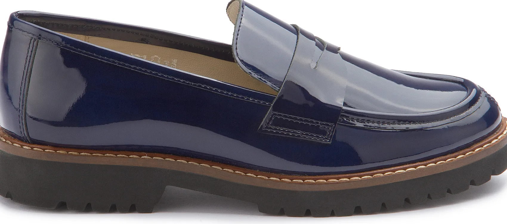 Slipper|Horsch Schuhe Loafer in Untergrößen Blau