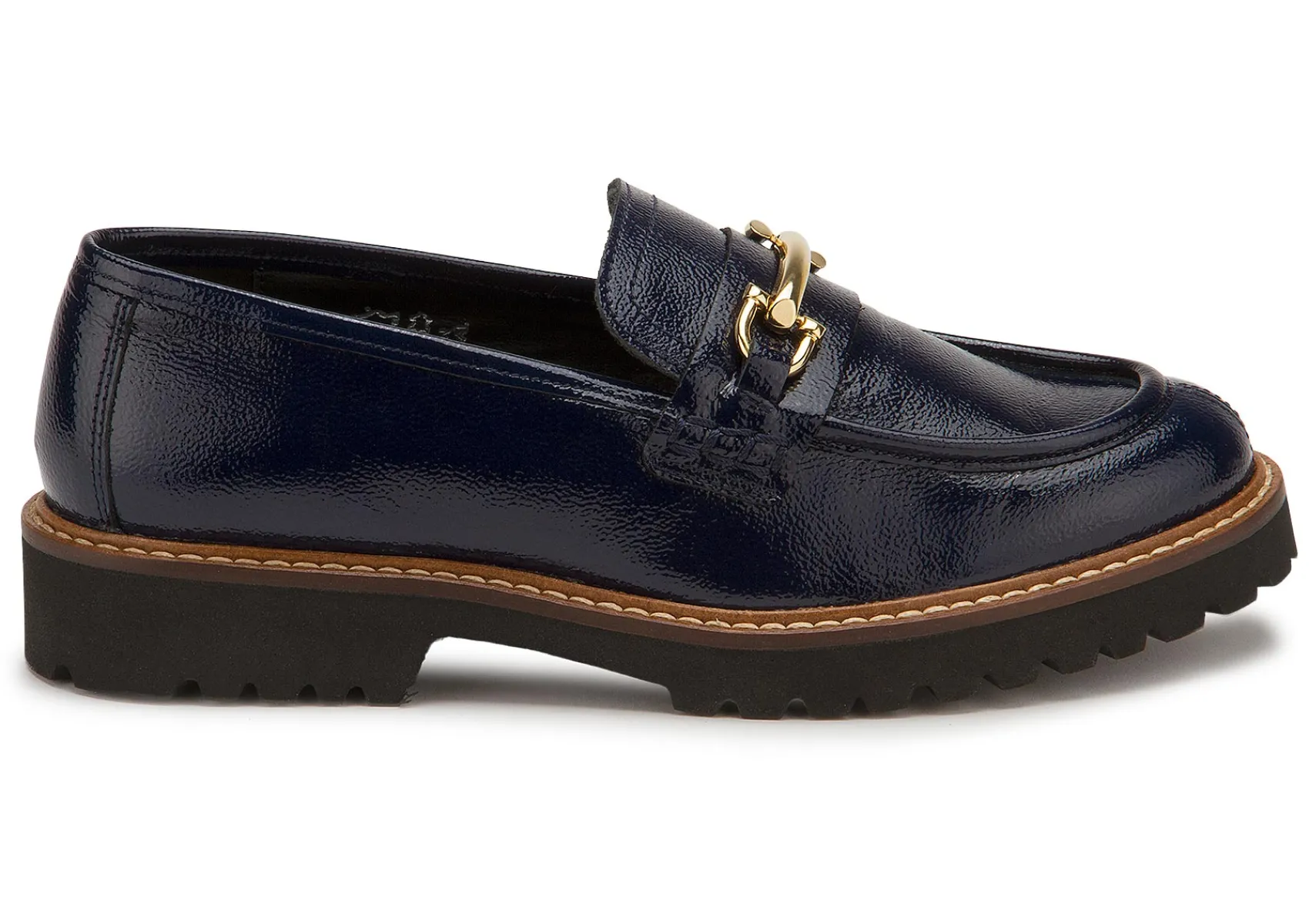 Slipper|Horsch Schuhe Loafer in Untergrößen Blau