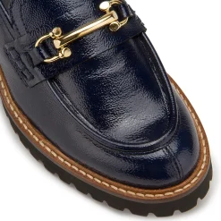 Slipper|Horsch Schuhe Loafer in Untergrößen Blau