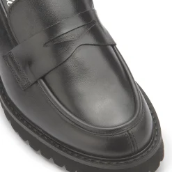 Slipper|Horsch Schuhe Loafer in Untergrößen Schwarz