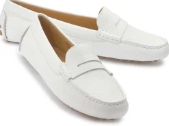 Slipper|Horsch Schuhe Mokassin in Übergrößen Weiß