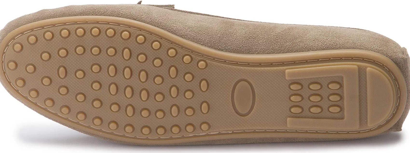 Slipper|Horsch Schuhe Mokassin in Übergrößen Beige