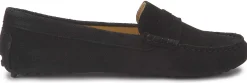 Slipper|Horsch Schuhe Mokassin in Übergrößen Schwarz