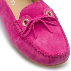 Slipper|Horsch Schuhe Mokassin in Übergrößen Pink