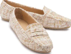 Slipper|Horsch Schuhe Mokassin in Übergrößen Rosa