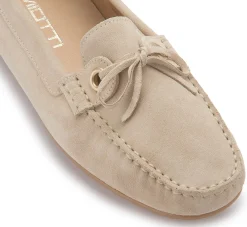 Slipper|Horsch Schuhe Mokassin in Übergrößen Beige