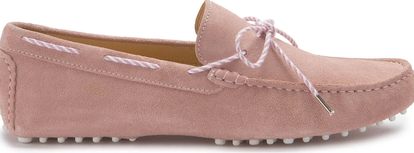 Slipper|Horsch Schuhe Mokassin in Übergrößen Rosa