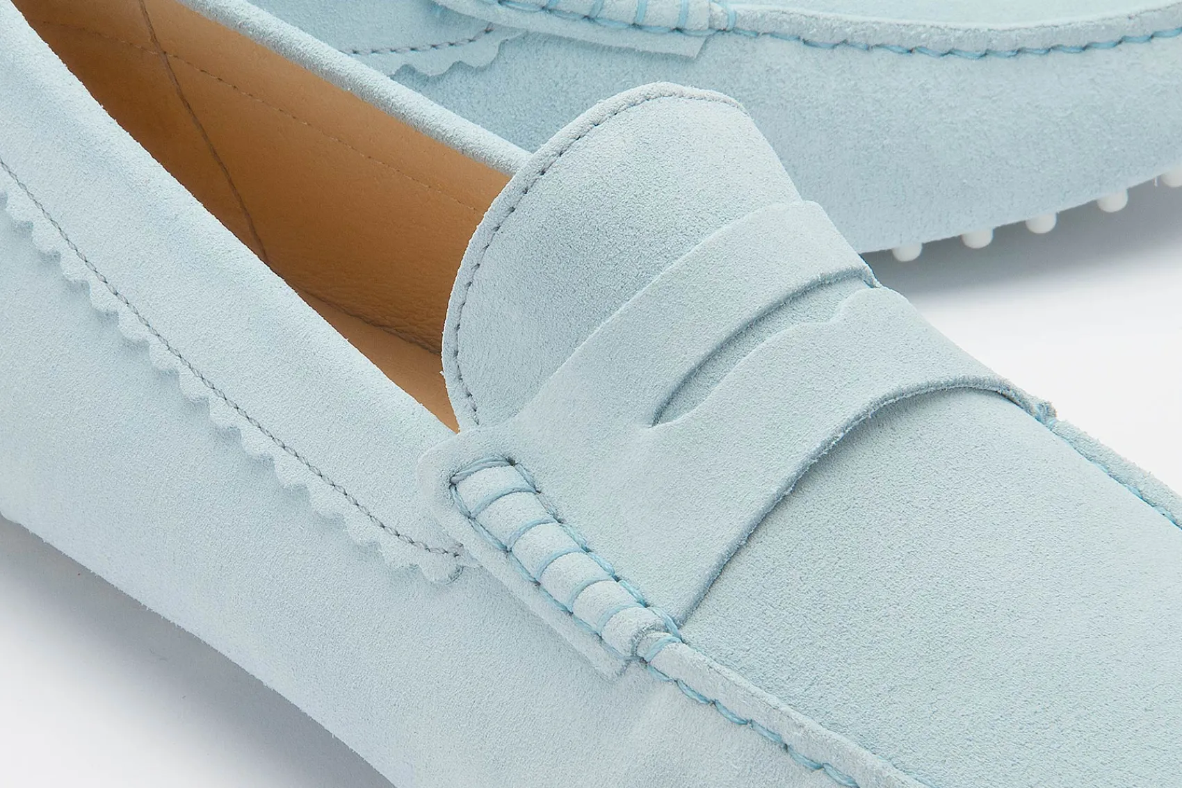 Slipper|Horsch Schuhe Mokassin in Untergrößen Blau