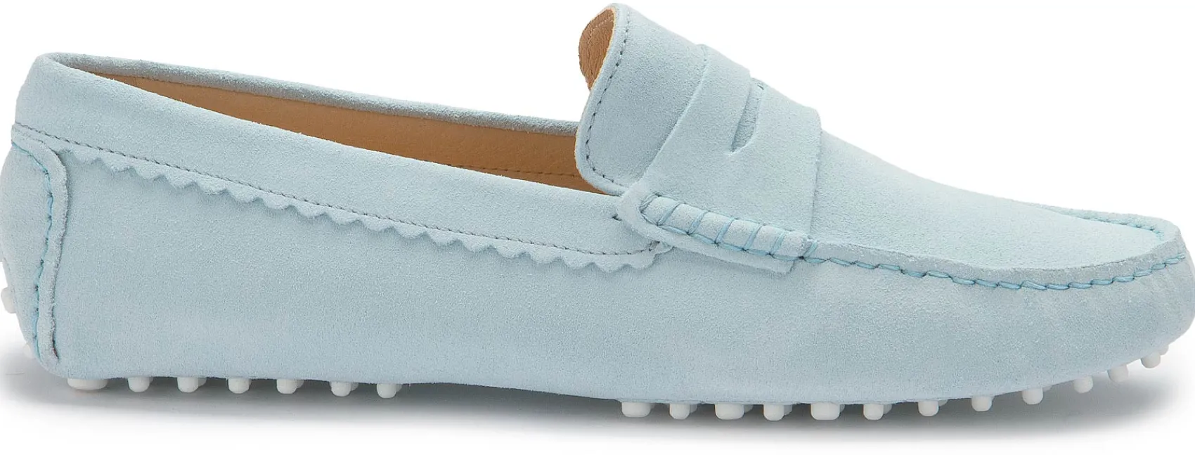 Slipper|Horsch Schuhe Mokassin in Untergrößen Blau