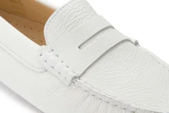 Slipper|Horsch Schuhe Mokassin in Untergrößen Weiß