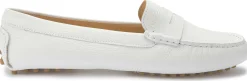 Slipper|Horsch Schuhe Mokassin in Untergrößen Weiß