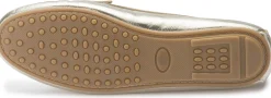 Slipper|Horsch Schuhe Mokassin in Untergrößen Gold