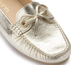 Slipper|Horsch Schuhe Mokassin in Untergrößen Gold