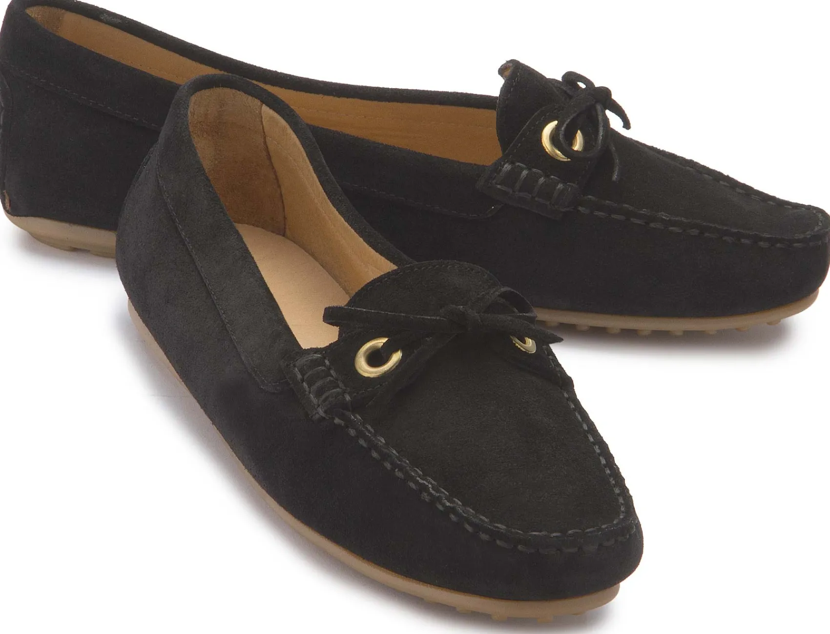 Slipper|Horsch Schuhe Mokassin in Untergrößen Schwarz