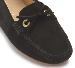 Slipper|Horsch Schuhe Mokassin in Untergrößen Schwarz