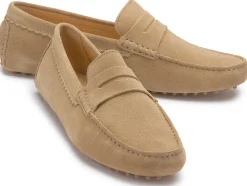 Slipper|Horsch Schuhe Mokassin in Untergrößen Beige