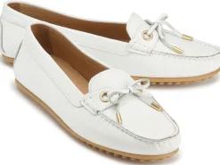 Slipper|Horsch Schuhe Mokassin in Untergrößen Weiß
