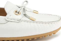 Slipper|Horsch Schuhe Mokassin in Untergrößen Weiß