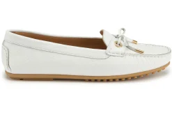 Slipper|Horsch Schuhe Mokassin in Untergrößen Weiß