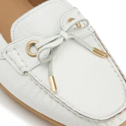 Slipper|Horsch Schuhe Mokassin in Untergrößen Weiß