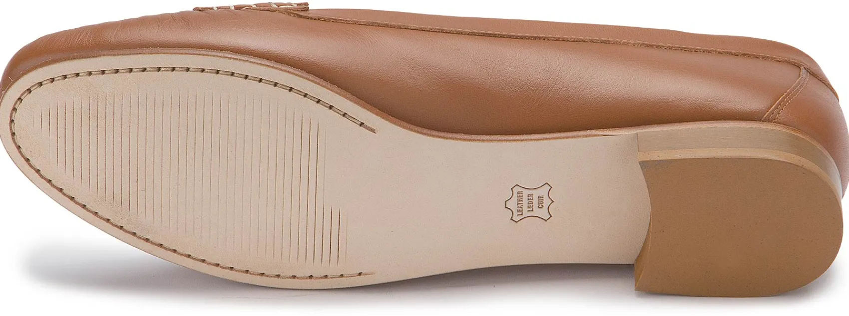 Slipper|Carlen Shoes Mokassin in Untergrößen Braun