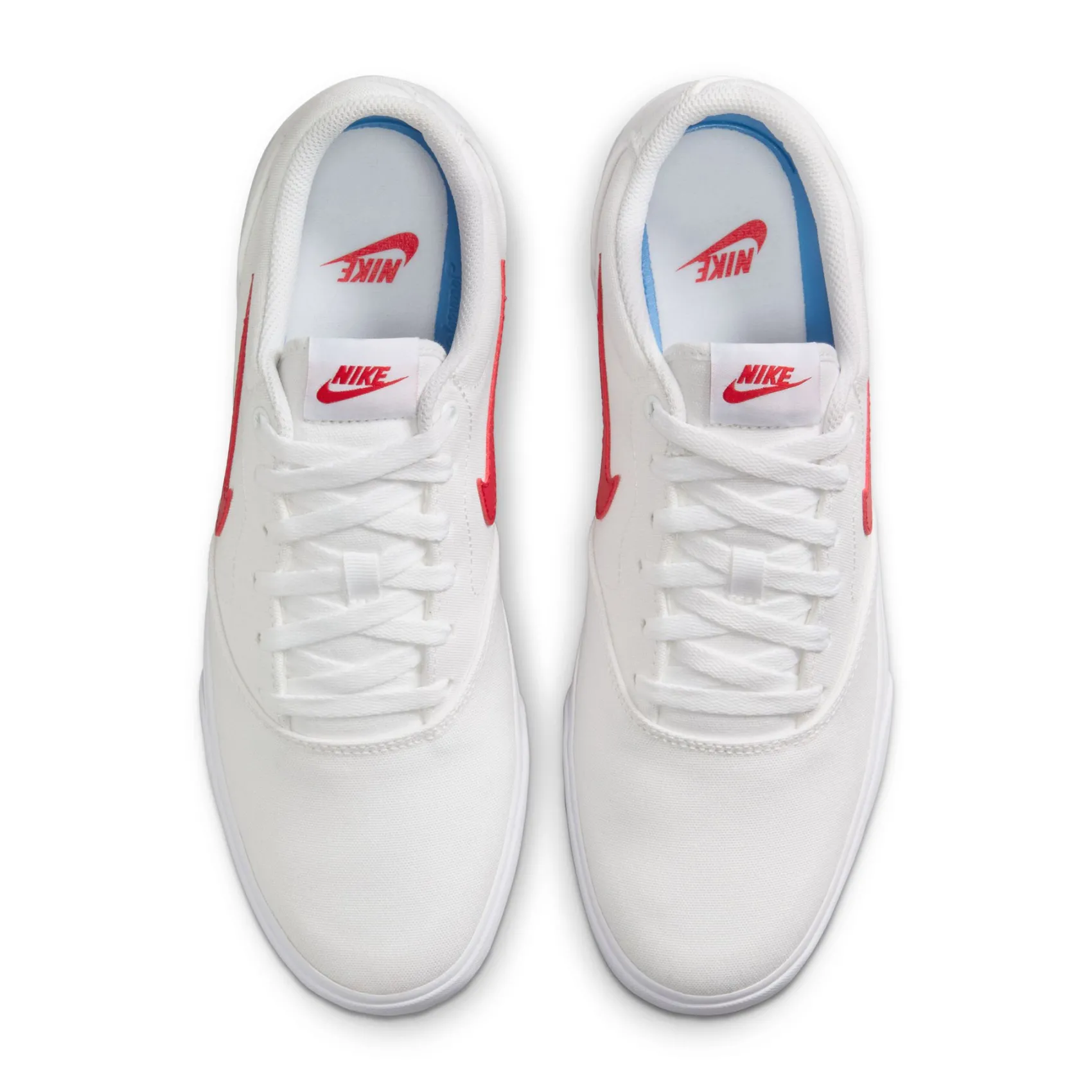 Sneaker|Schnürschuhe|Nike Damen Nike Charge Canvas in Übergrößen Weiß