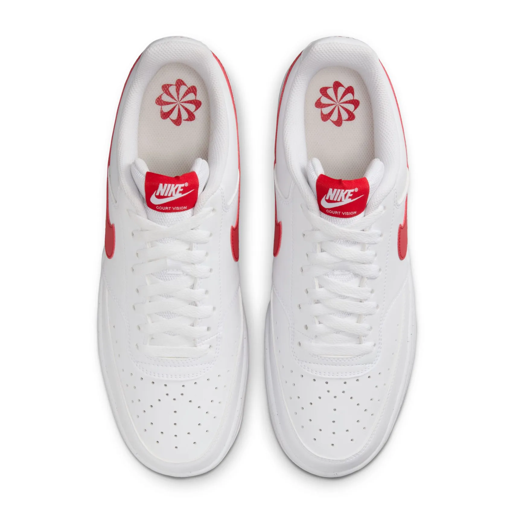 Sneaker|Schnürschuhe|nike Court Vision Low Next Nature in Übergrößen Weiß