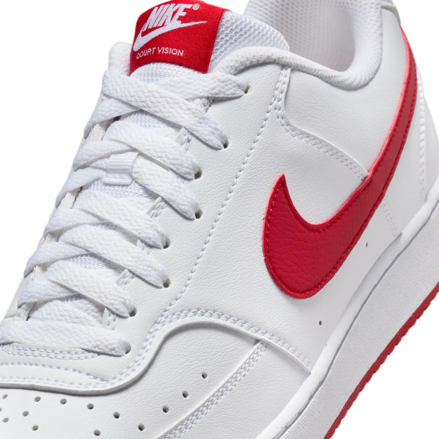 Sneaker|Schnürschuhe|nike Court Vision Low Next Nature in Übergrößen Weiß