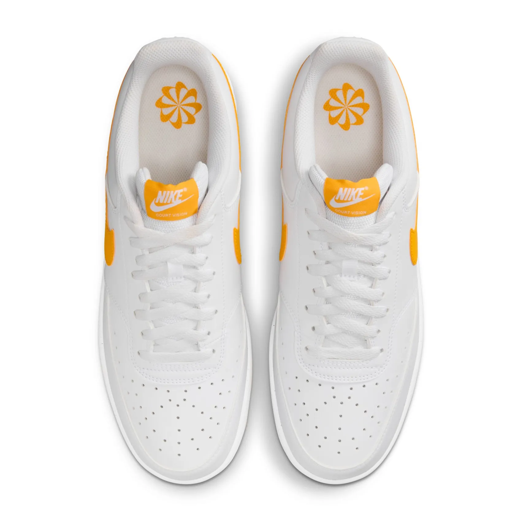 Sneaker|Schnürschuhe|nike Court Vision Low Next Nature in Übergrößen Weiß