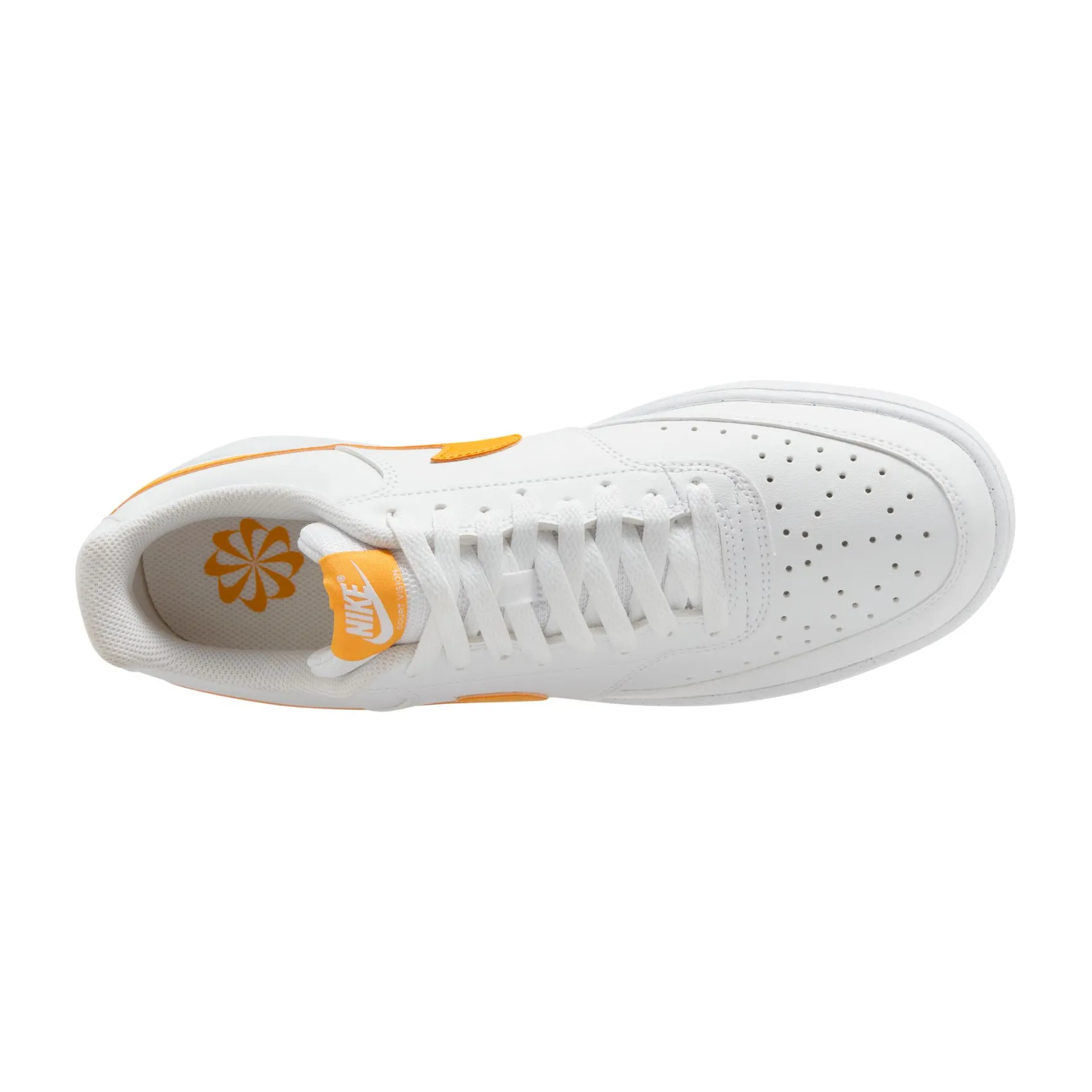 Sneaker|Schnürschuhe|nike Court Vision Low Next Nature in Übergrößen Weiß